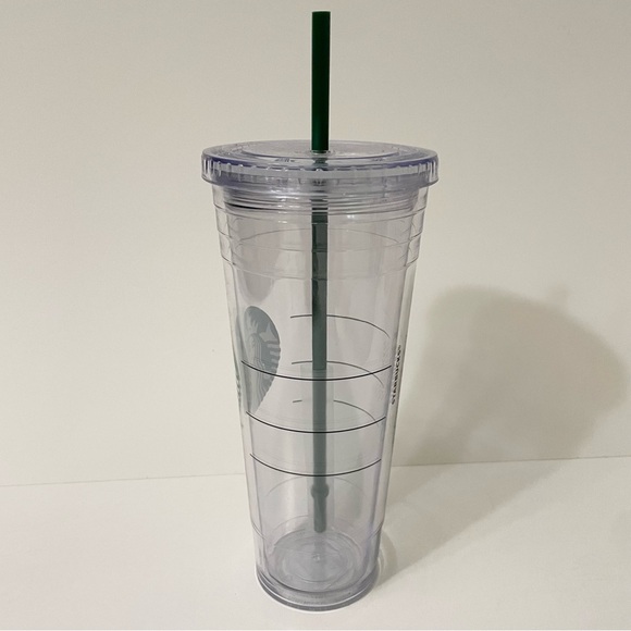 Starbucks Clear Venti Double Wall Cold Cup Tumbler 24oz - Picture 6 of 16